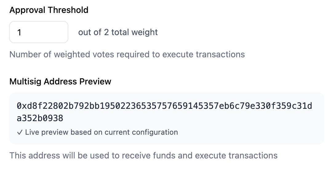 Sagat multisig preview